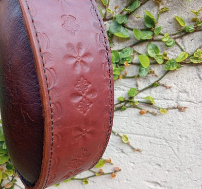 Handmade Leather Crescent Moon Bag