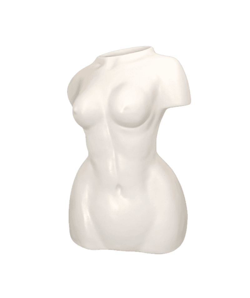 Female Torso Vase
