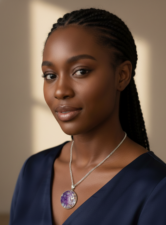 Lilac Flower Pendant