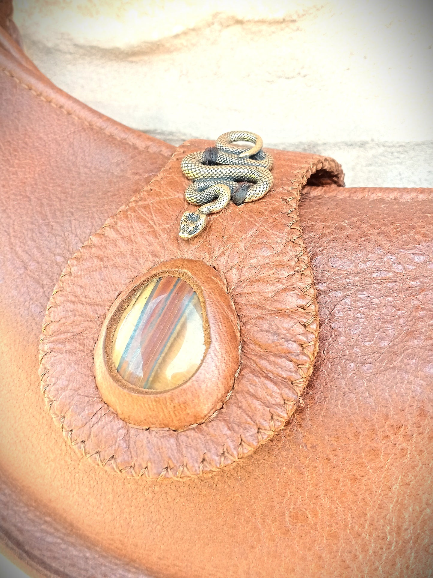 Serpentine Handcrafted Handbag