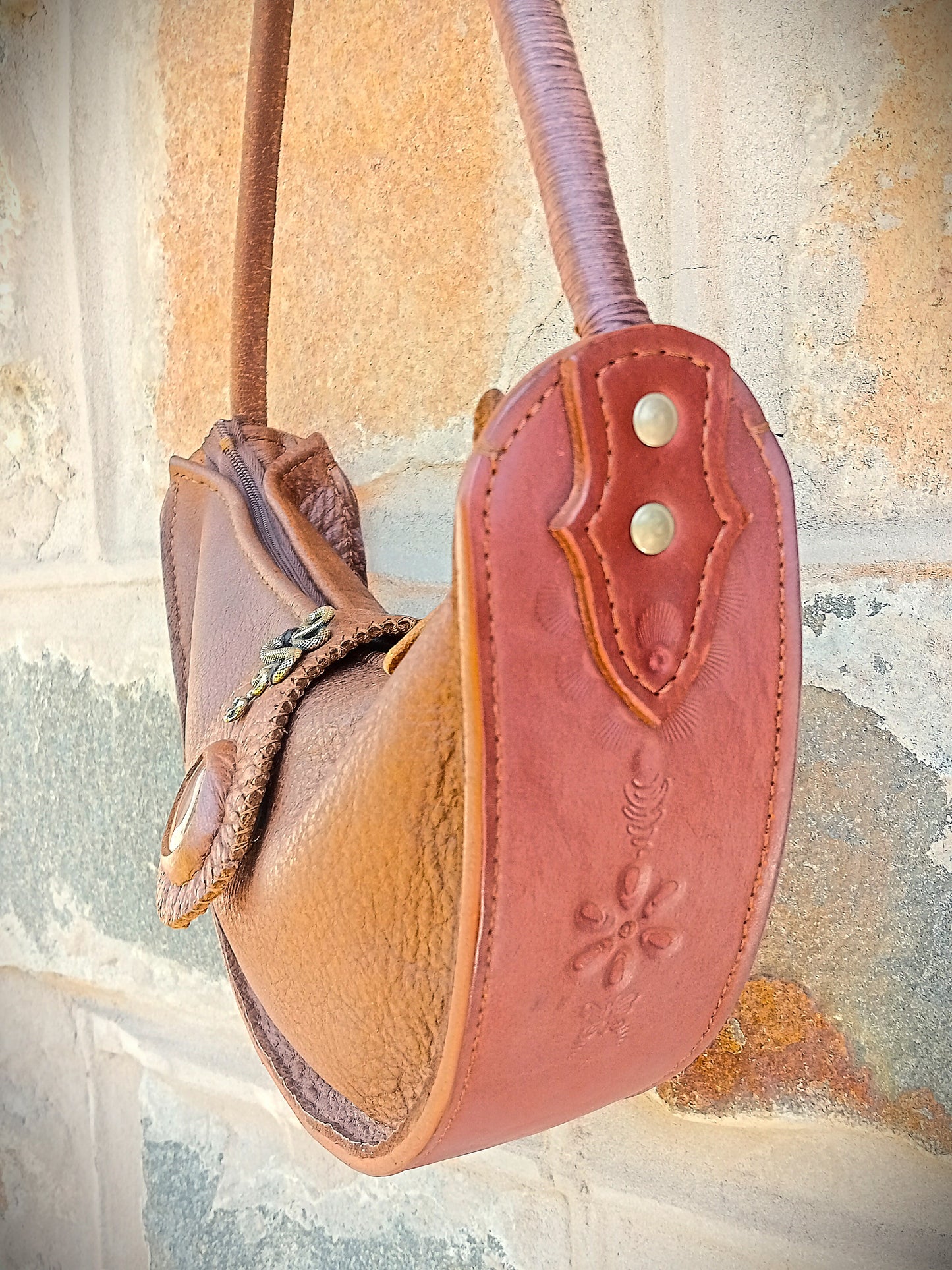 Serpentine Handcrafted Handbag