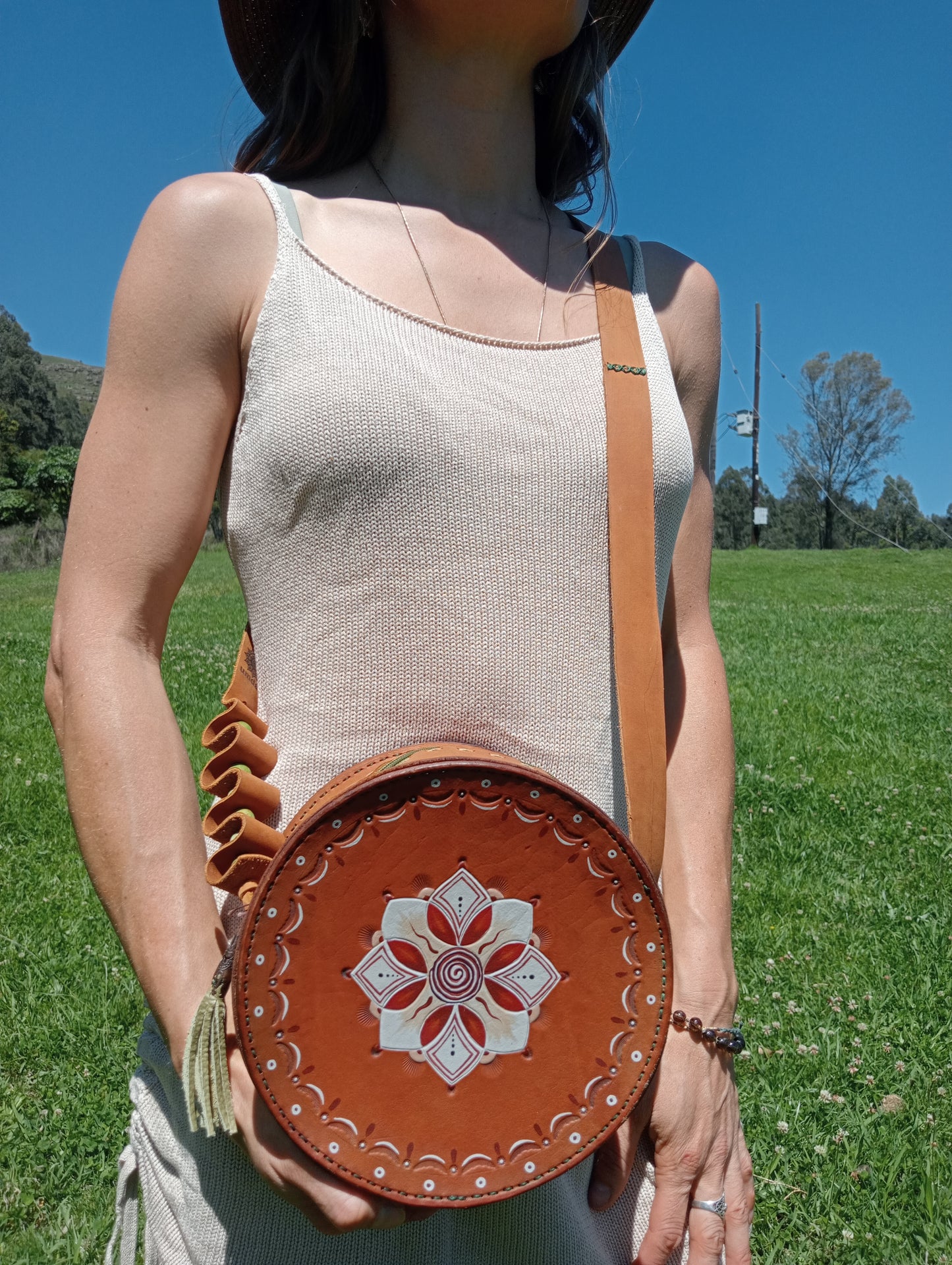 The Lotus Handcrafted Handbag