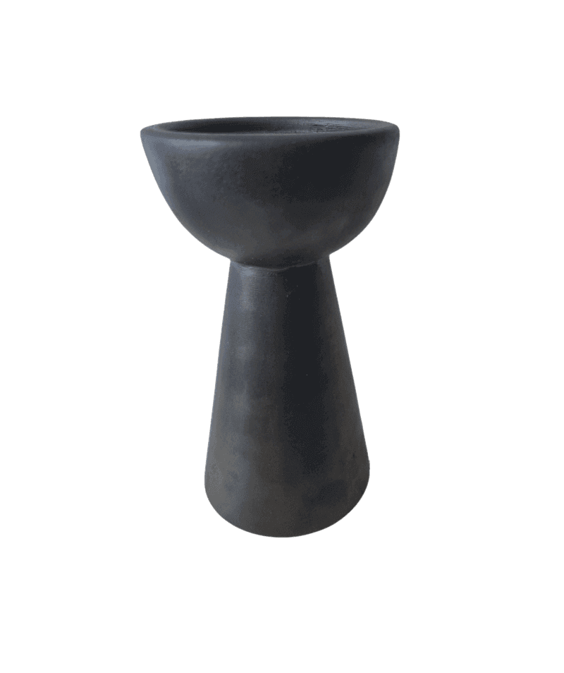 Waisted pillar Candle Holder