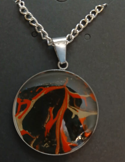 Red Lightning Pendant