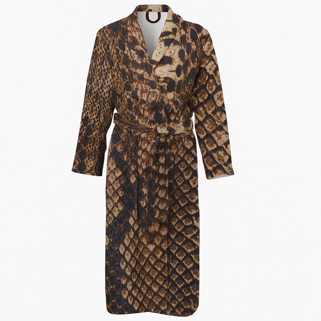 Snake Skin Print Kimono