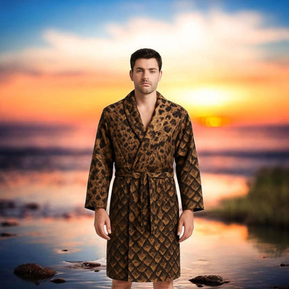 Snake Skin Print Kimono