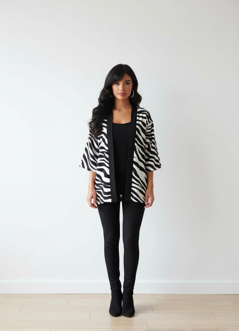 Zebra Kimono