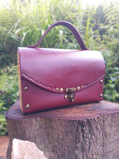 Leather Briefly Handcrafted Handbag