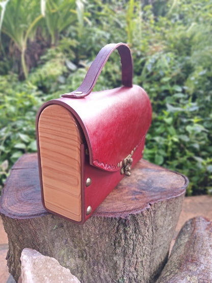 Leather Briefly Handcrafted Handbag