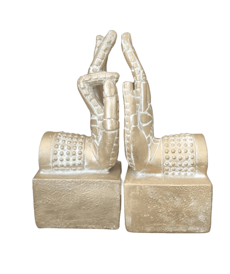 Zenman Hands Bookends