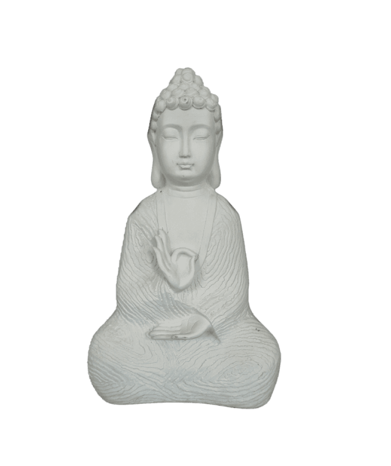 Zen Man Statue Peaceful