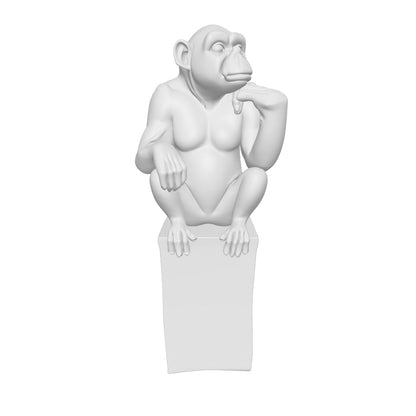 Monkey on Plinth