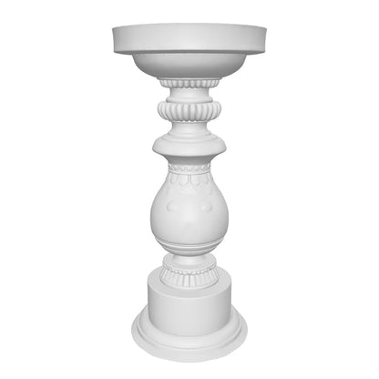 Lace Pillar Candle Stick